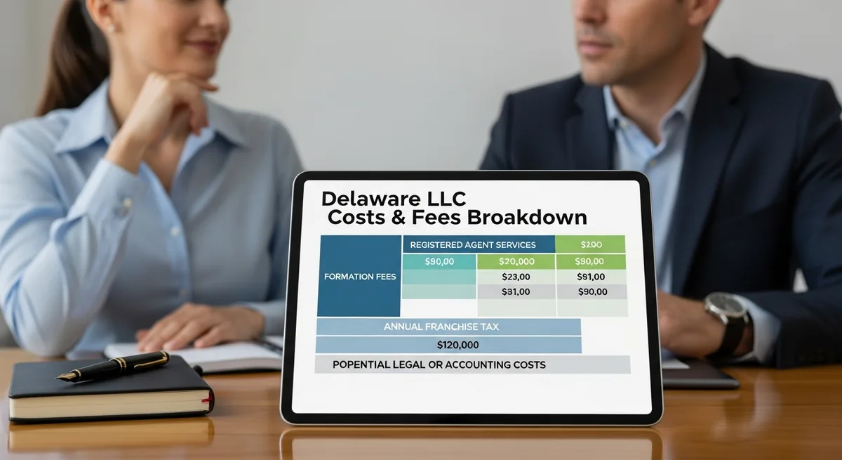 Delaware LLC Cost and Fees Breakdown (2026): What You'll Actually Pay