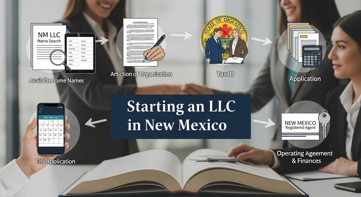 How to Start an LLC in New Mexico (2026): Anonymous Filing, $50 Fee, No Annual Report