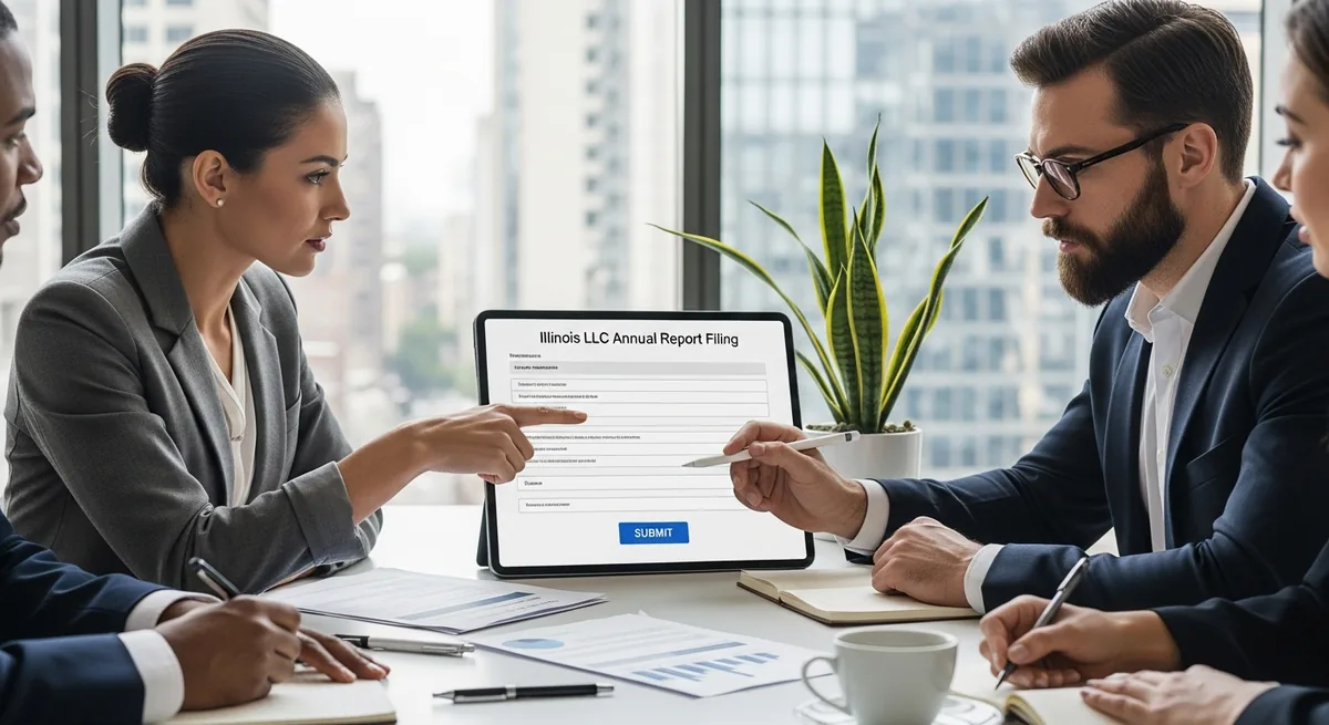 Illinois LLC Annual Report Filing: Complete 2026 Guide (Due Dates, $75 Fee & Step-by-Step)