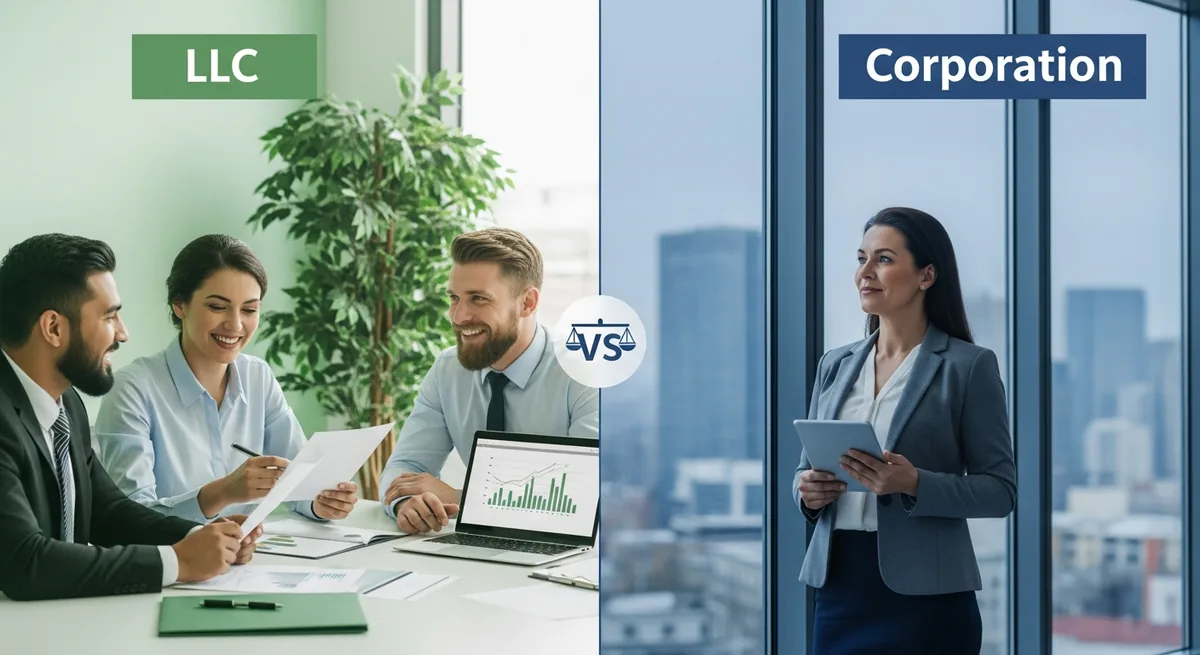 LLC vs Corporation: Which Should I Choose in 2026? (Complete Guide)