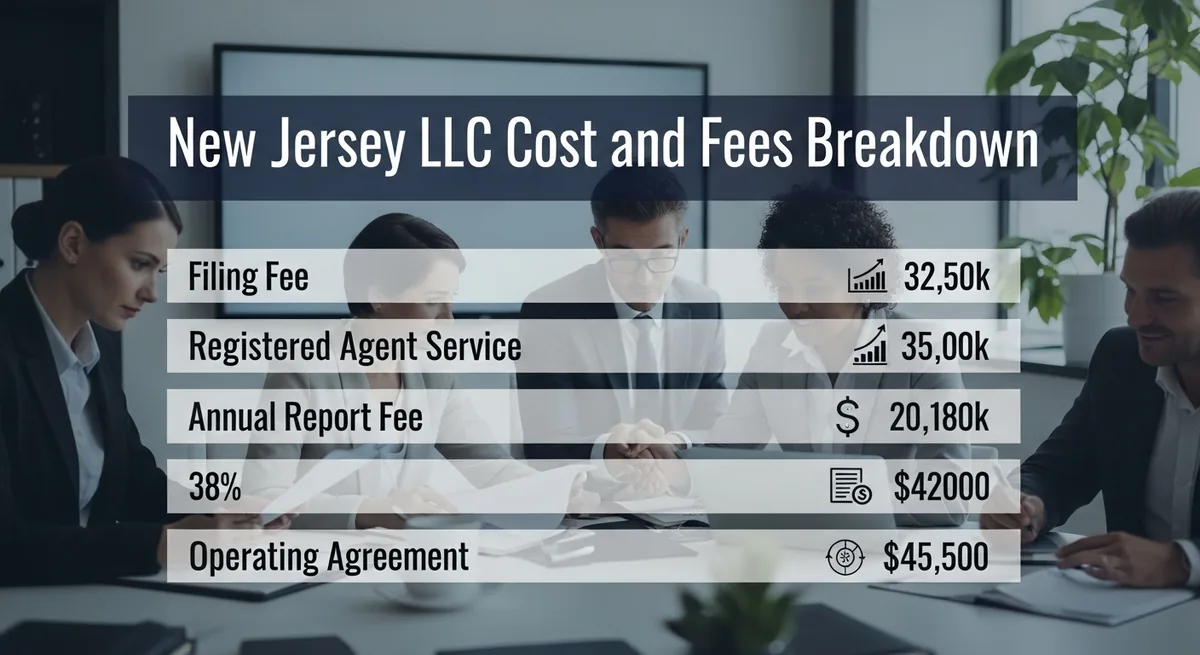 New Jersey LLC Cost and Fees Breakdown (2026): What You'll Actually Pay