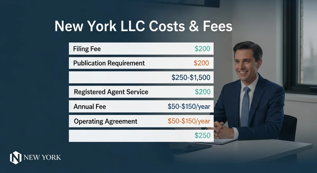 New York LLC Cost and Fees Breakdown (2026): What You'll Actually Pay